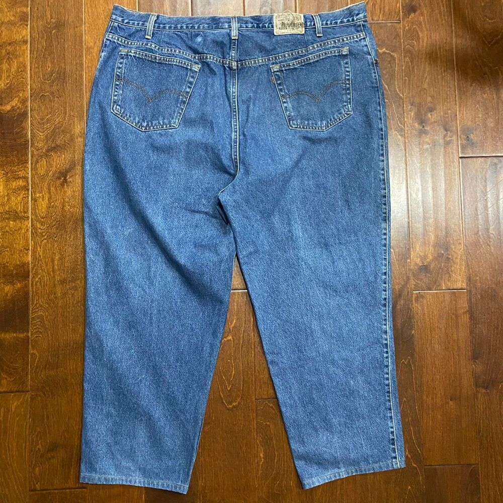 Levi's 545 Vintage 1997 Big & Tall Loose Fit Denim Blue Jeans Men's Size 52 x 30 - Picture 5 of 11